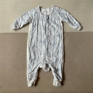 Nest Designs Bamboo Long Sleeve Footed Sleep Bag 0.6 TOG